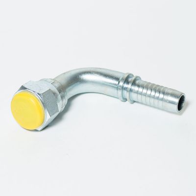 Фитинг DN 10 JIC 5/8 (90)(Г) Фитинги JIC представляют собой соединения с дюймовой американской резьбой и конусом уплотнения 74 градуса, выполненные в соответствии со стандарjic 45тами. Эти фитинги можно легко узнать по характерному уплотнительному конусу, он особенно заметен на фитингах с наружной резьбой. Подсоединение этих фитингов к шлангам или трубам часто называют также соединением JIC74°, имеют американскую резьбу типа UN/UNF для наружной и внутренней резьбы.